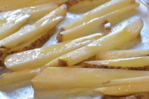 Olive Oil on French Fries