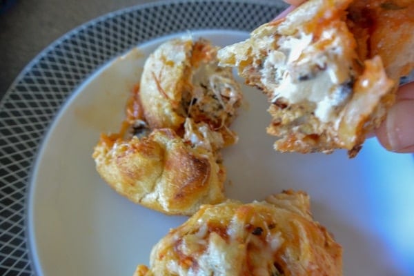 Cheesy Meatball Pizza Knots