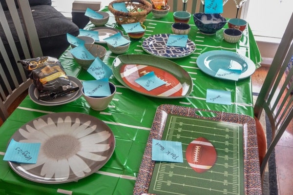 Super Bowl Table