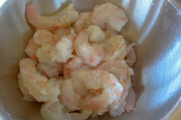 Shrimp. in a bowl