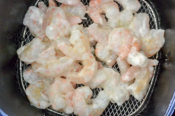 Shrimp  in the air fryer