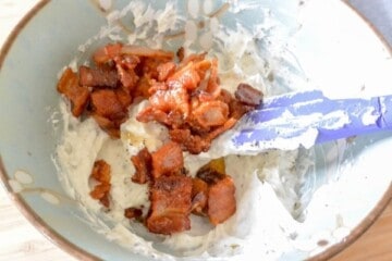 Bacon Habanero Stuffed Mushrooms