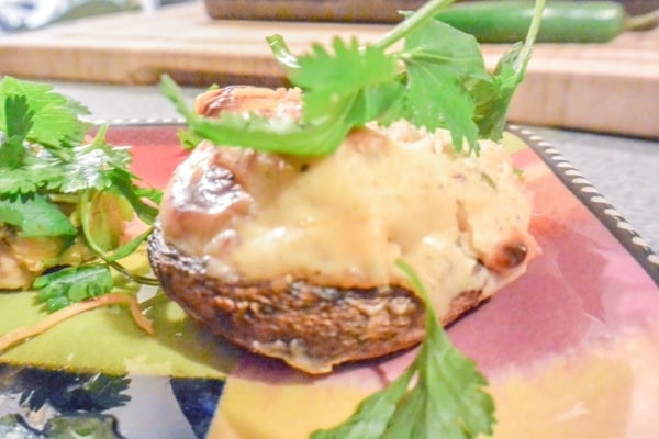 Bacon Habanero Stuffed Mushrooms