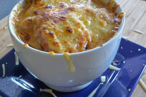 French Onion Soup in a bowl