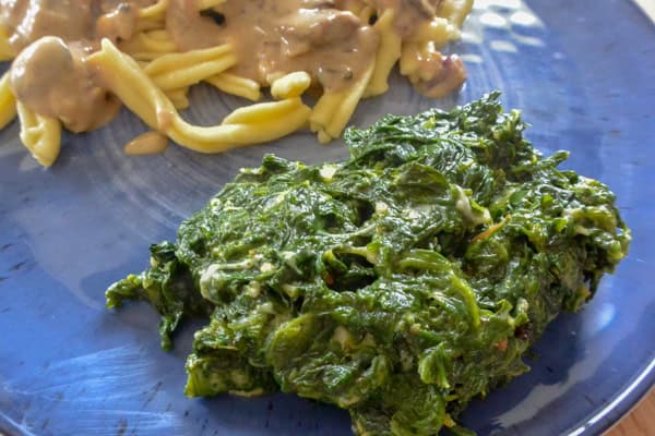 Spicy Cheese Spinach