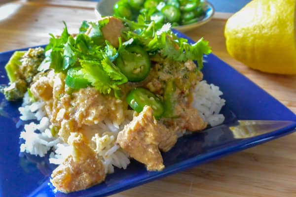 Spicy Curry Chicken and Broccoli