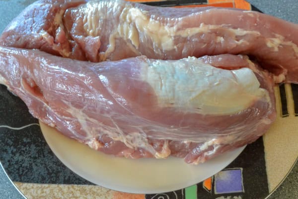 Spicy Roasted Pork Tenderloin with Zesty Pinto Beans Recipe