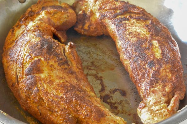 Spicy Roasted Pork Tenderloin with Zesty Pinto Beans Recipe