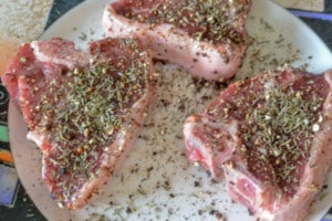 Garlic Herb Crusted Lamb Chops