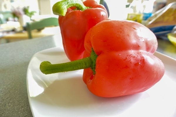 Grilled Roasted Red Peppers