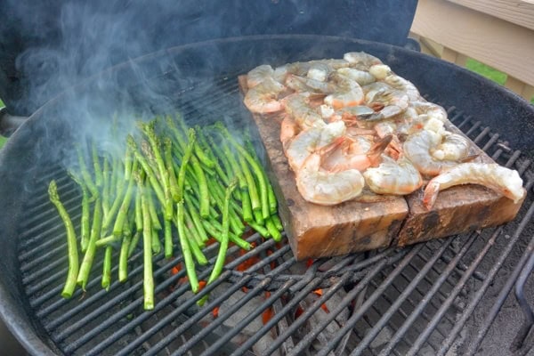 Sizzling Shrimp and Asparagus