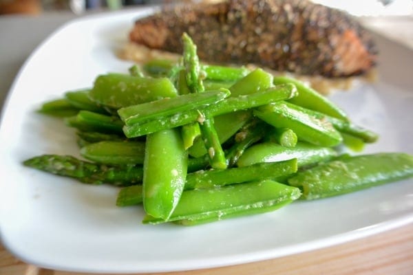 Sauteed Sugar Snap Peas Asparagus Recipe