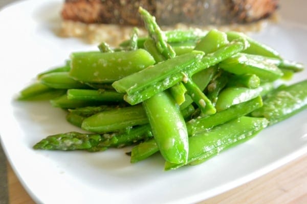 Sauteed Sugar Snap Peas Asparagus Recipe