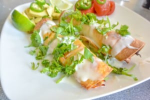 Air Fryer Chicken Taquitos