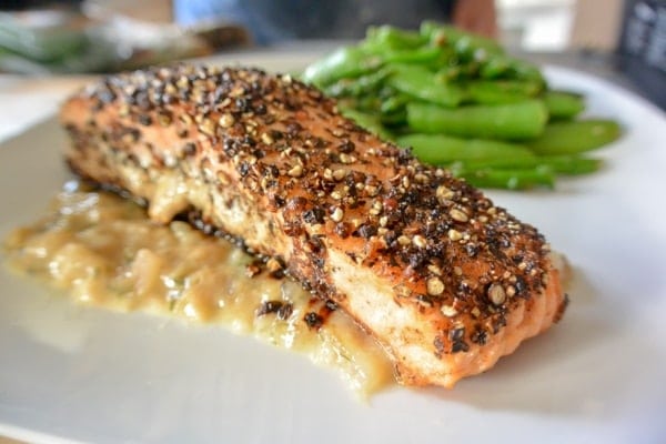 Pepper Crusted Salmon