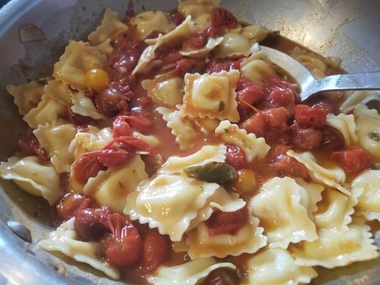 Homemade Cherry Tomato Sauce
Ravioli Recipe