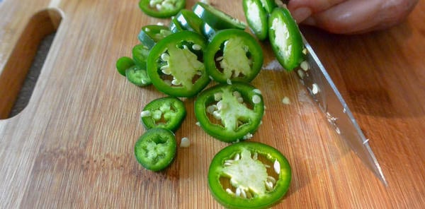 Cut Jalapeno