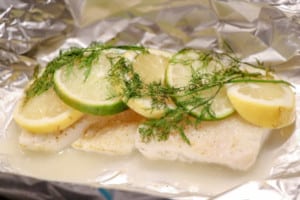 Citrus Dill Baked Cod