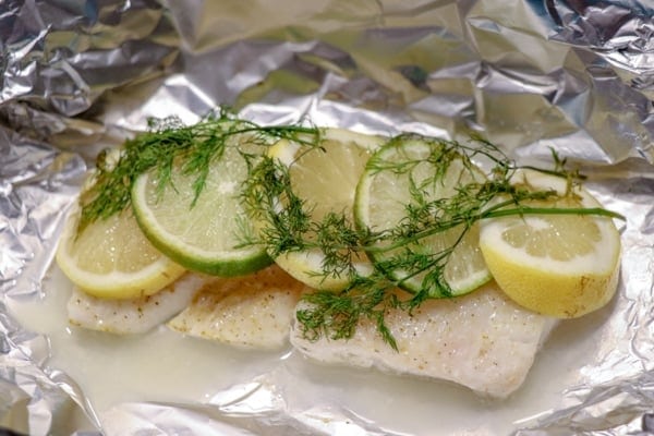 Citrus Dill Baked Cod