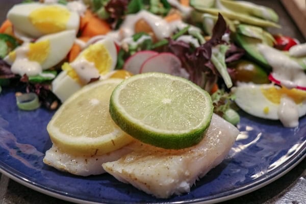 Citrus Dill Baked Cod