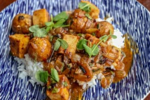 Thai Red Curry with Tofu and Potatoes