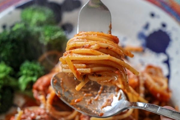 Spaghetti with Turkey Meatballs