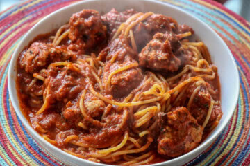 Spaghetti with Turkey Meatballs