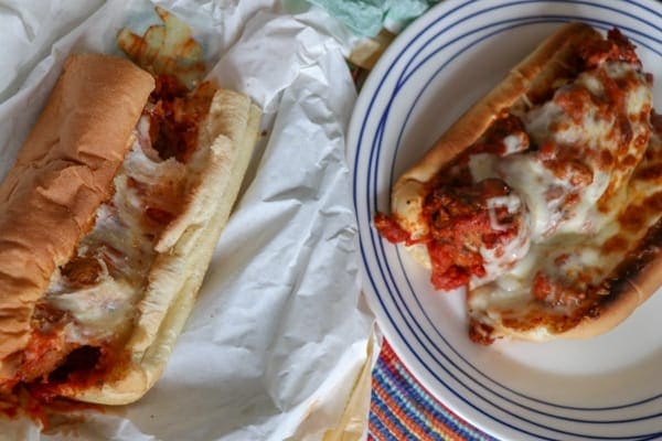 Turkey Meatball Sandwich