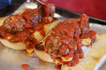 Turkey Meatball Sandwich