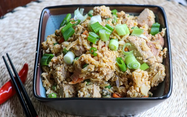 Pork Fried Cauliflower Rice