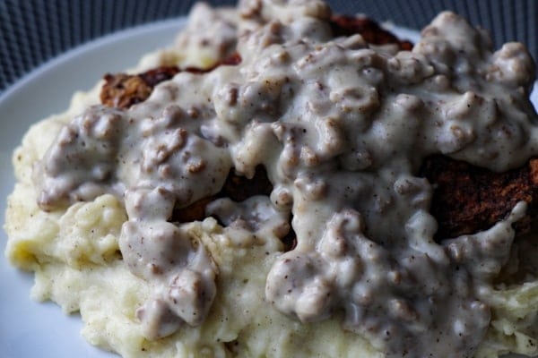 Air Fryer Country Fried Steak with Gravy