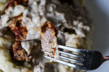 Air Fryer Country Fried Steak with Gravy