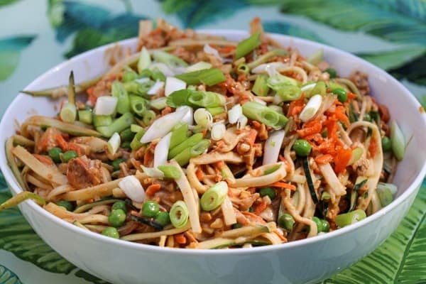 Sesame Peanut Zoodles