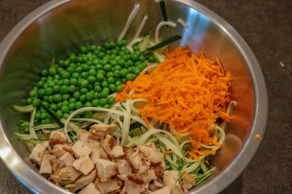 Sesame Peanut Zoodles