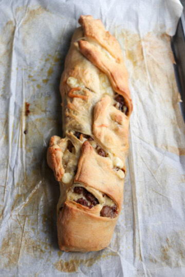 Sausage Cheese Stuffed Bread