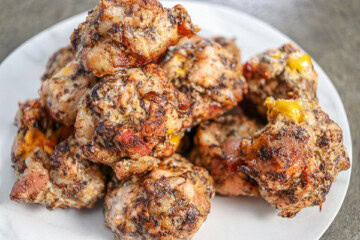 Bacon Cheeseburger Turkey Meatballs