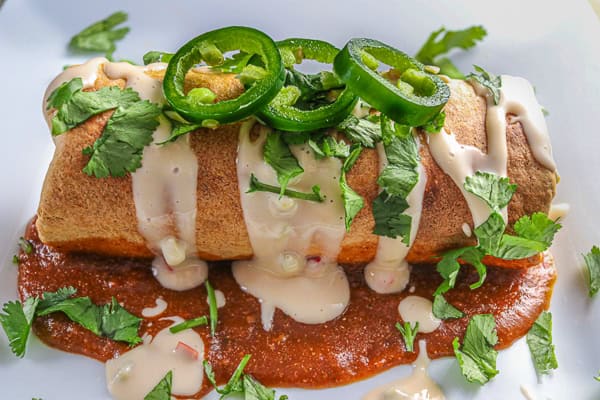 Air Fryer Chicken Chimichangas