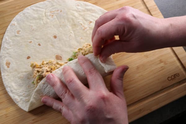 Air Fryer Chicken Chimichangas