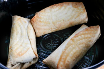 Air Fryer Chicken Chimichangas