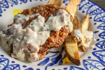 Air Fryer Country Fried Steak