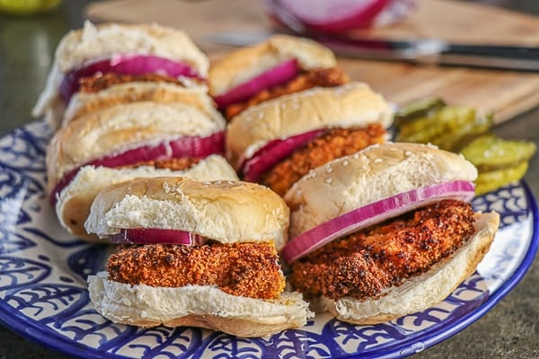 Air Fryer Pork Chop Sandwich