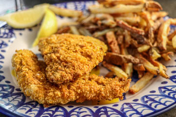 Crunchy Air Fryer Fish and Chips