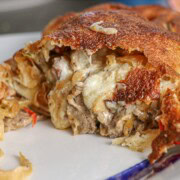 Philly Cheese Steak Calzone