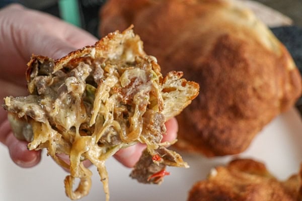 Philly Cheesesteak Calzones