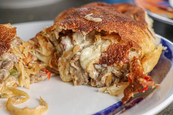 Philly Cheesesteak Calzones