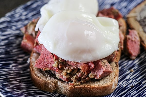 Corned Beef with Poached Egg