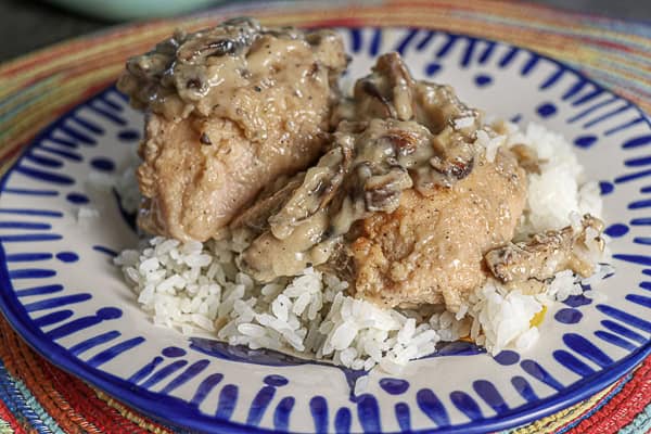 Creamy Mushroom Sherry Chicken