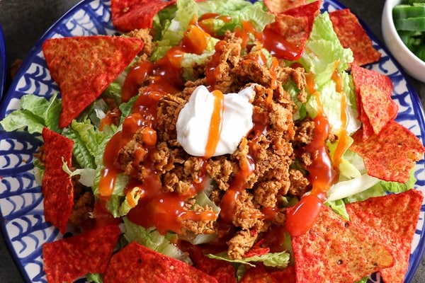 Flamin Hot Doritos Taco Salad