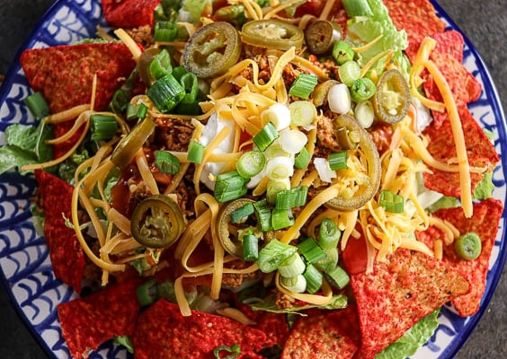 Flamin Hot Doritos Taco Salad