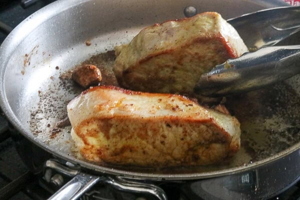 Pan Fried Crispy Garlic Pork Chops